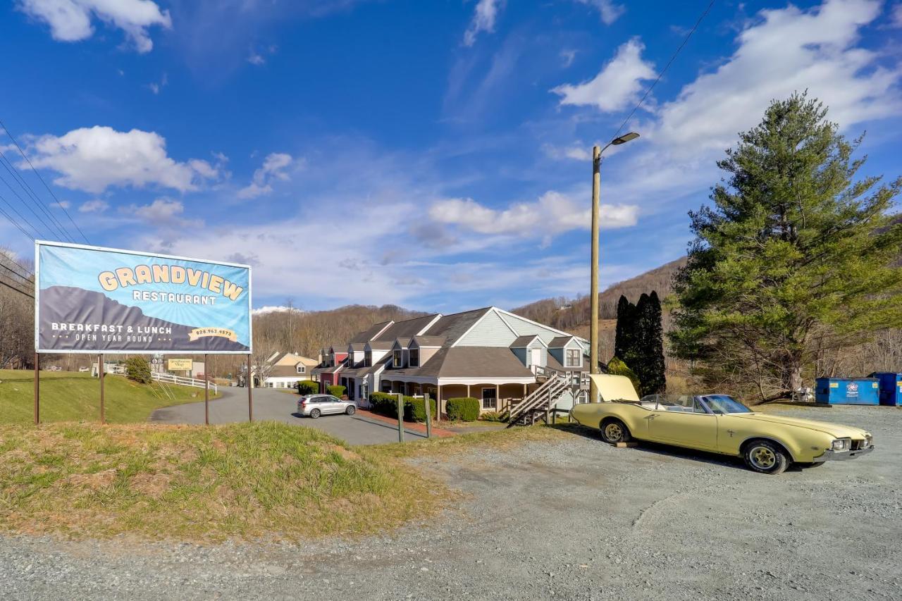 Cozy Banner Elk Condo With Fireplace And Lookout Deck! Bagian luar foto