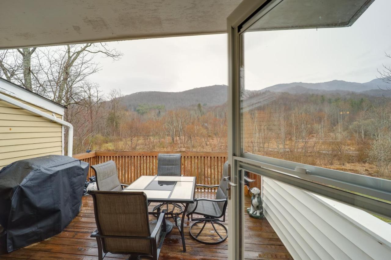 Cozy Banner Elk Condo With Fireplace And Lookout Deck! Bagian luar foto